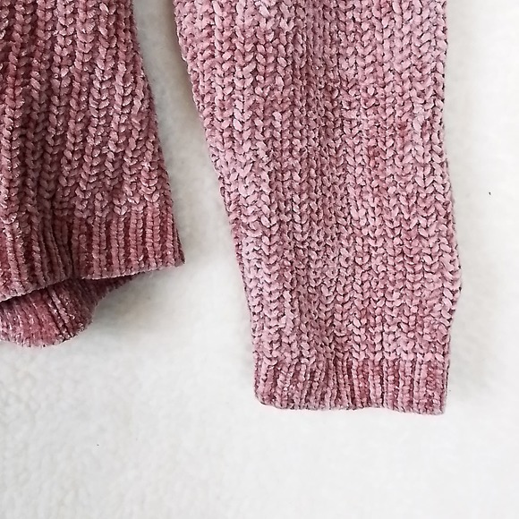 Pallette Plush Chunky knit Sweater Size Medium in Pink - Picture 9 of 9